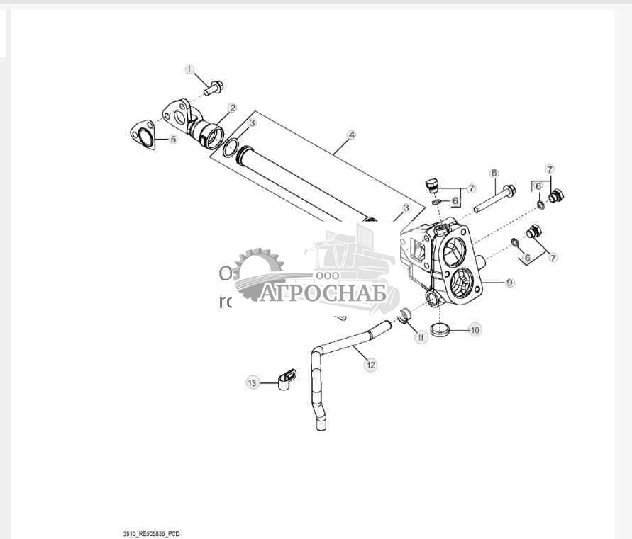3910 Thermostat Housing 